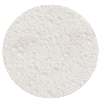 ESPONJA FACIAL REDONDA COMPRIMIDA - BLANCA - 24/PK